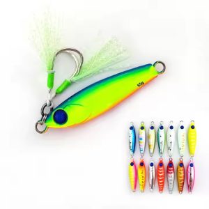 3D Eyes Luminous Metal Jig - Saltwater Fishing Lure