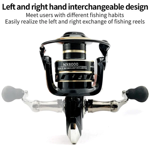 5.2:1/4.7:1 Metal Spool Saltwater Reel｜High Speed, Waterproof for Pike Fishing
