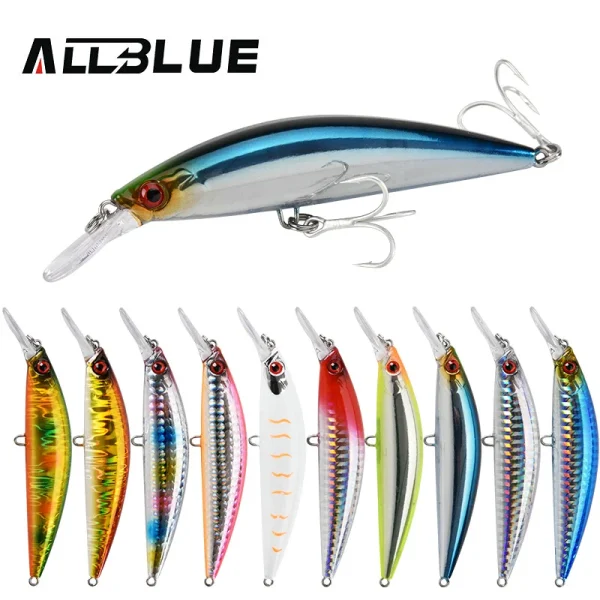 Heavy Weight Minnow Sinking Jerkbait Fishing Lure | for Longcast, Saltwater Sea Bass