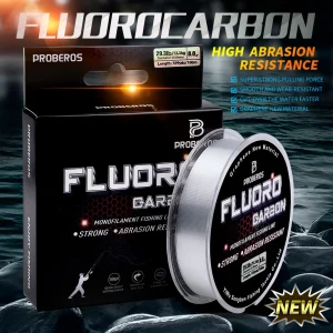 Fluorocarbon Coated Fishing Line 100M｜Carbon Fiber Leader Line