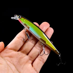 Minnow Lure | Slow Sinking Jerkbait with 3D Eyes for Carp