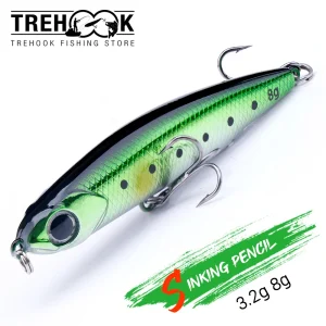 Ultralight Sinking Pencil Lures | Hard Bait for Pike & Bass