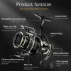 8KG Max Drag Spinning Reel | Metal Spool for Carp & Sea Fishing