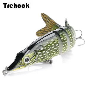 kf-S8be78687fea743e39d58cdde9ec42bb8i-TREHOOK-10cm-12-5cm-Pike-Wobblers-for-Fishing-Artificial-Bait-Hard-Multi-Jointed-Swimbait-Crankbait-Lifelike Pike Wobblers|Multi-Jointed Swimbait
