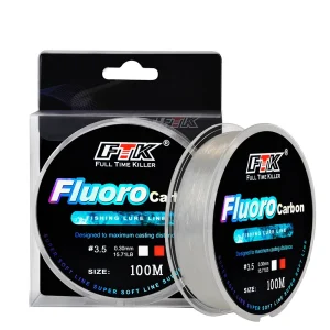 Fluorocarbon Fishing Line for Bait, Fly, Wild & Sea Fishing