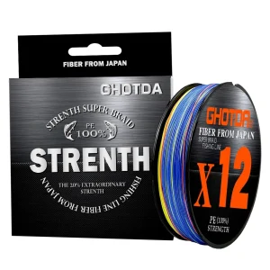 100m Braided PE Fishing Line | 12/9 Strands | 0.6#-8.0#