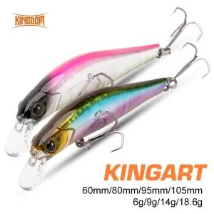 Sinking Minnow Lures | Saltwater Crankbait for Sea Bass & Trout