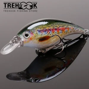 Black Minnow Trout Fishing Lure｜Floating Wobbler Crankbait
