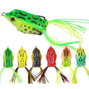 Soft Frog Fishing Lure｜Simulated Fish Tail, Realistic Scent, Artificial Bait
