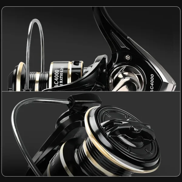 Spinning Reel Max Drag 8KG｜Metal Spool, Sea & Carp Fishing