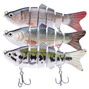 Sinking Swimbait Kit | 3-Piece Premium Wobbler Lures for Pike