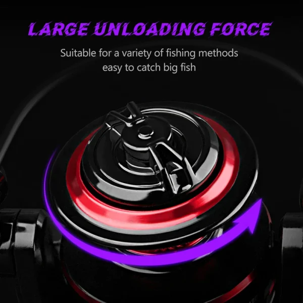 Spinning Fishing Reel｜Max Drag 12KG Metal Spool